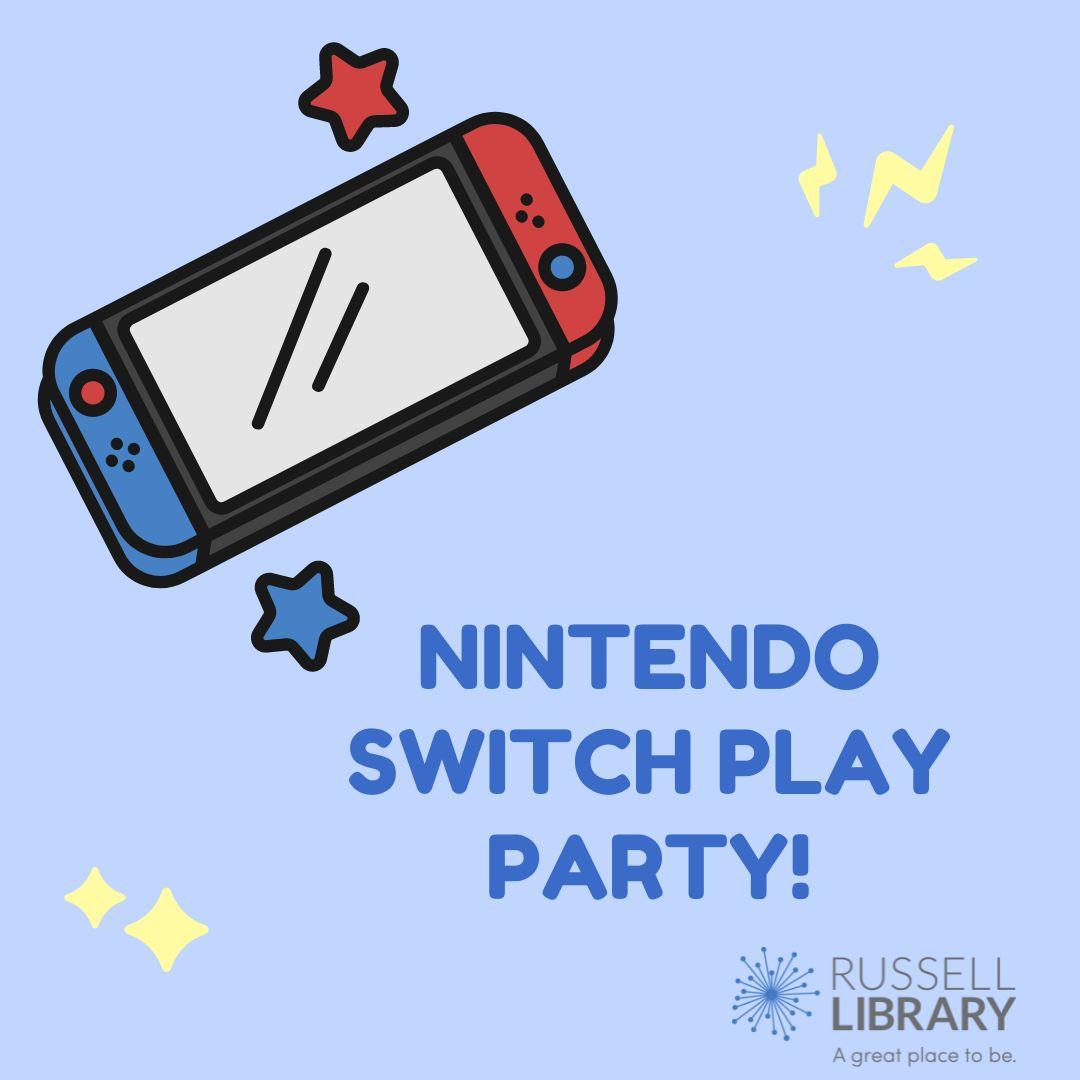 Library Party Nintendo Level-Up Your Summer: Video Games at Russell Library – The Library Vault