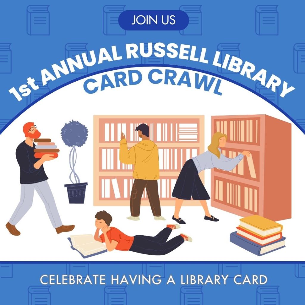 People reading and looking for books at the library.